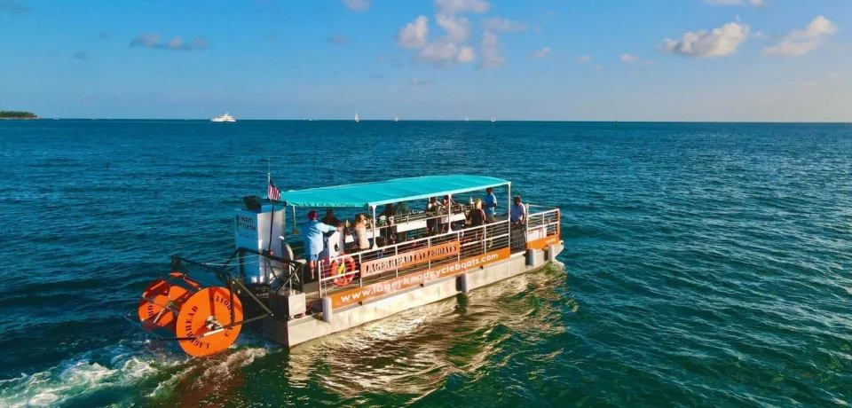 Navigating Tranquility: A Sunset Soiree with Lagerhead Cycle Boats in Fort Myers